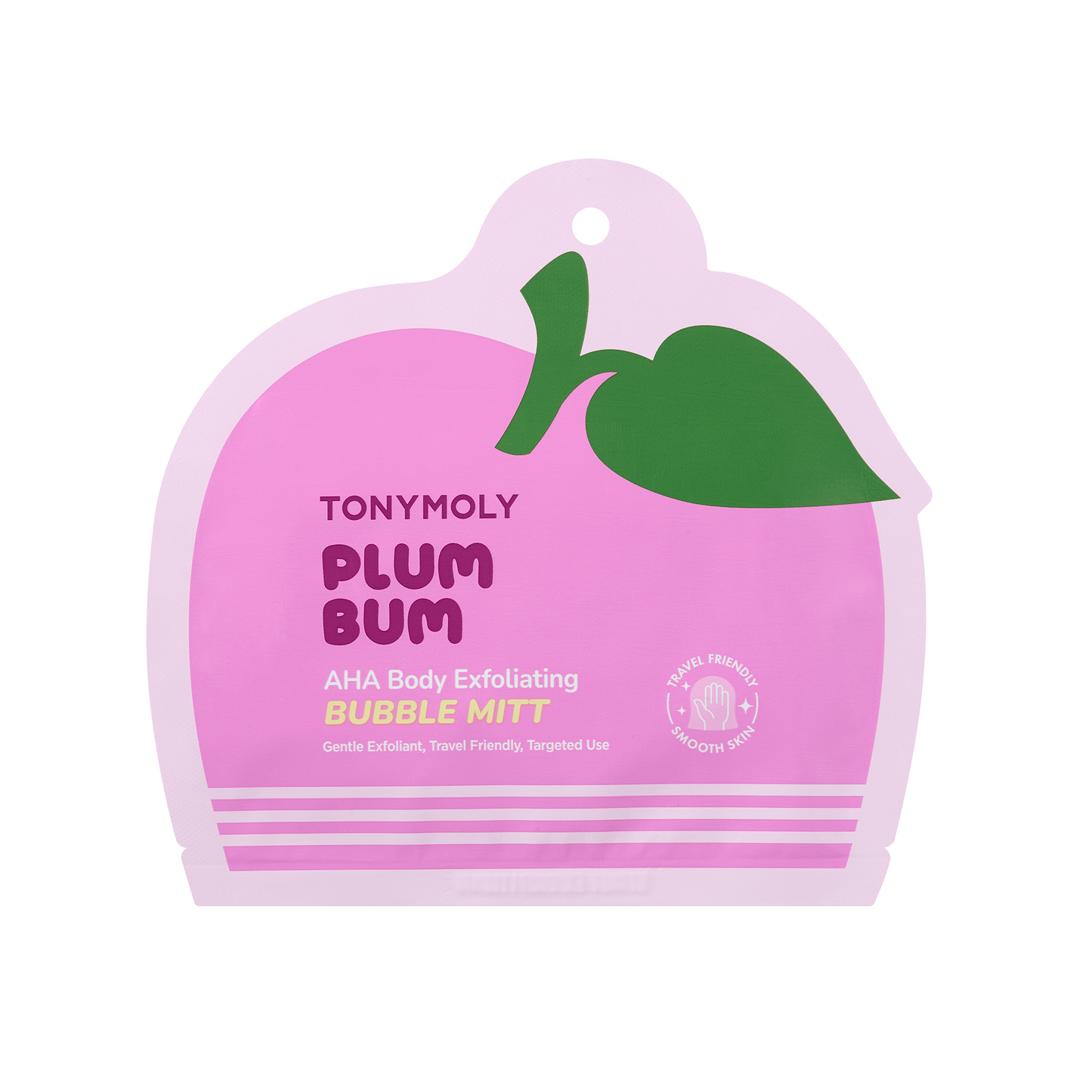 TM-Plum Bum AHA Body Exfoliating Bubble Mitt