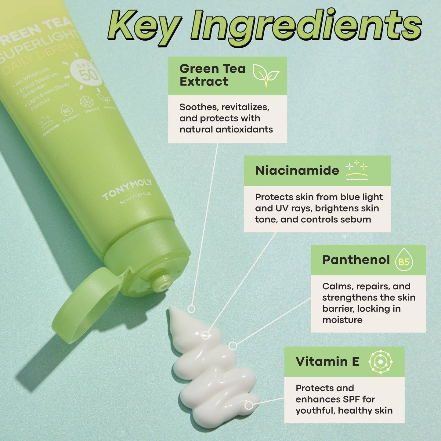 TM - Green Tea Superlight Daily Defense 50 SPF Sunscreen