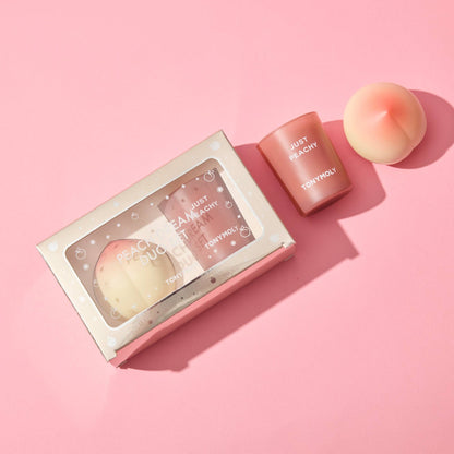 TM - Peach Dream Hand Butter + Candle Gift Set