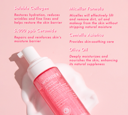 TM- Wonder Ceramide Mochi Gentle Foam Cleanser