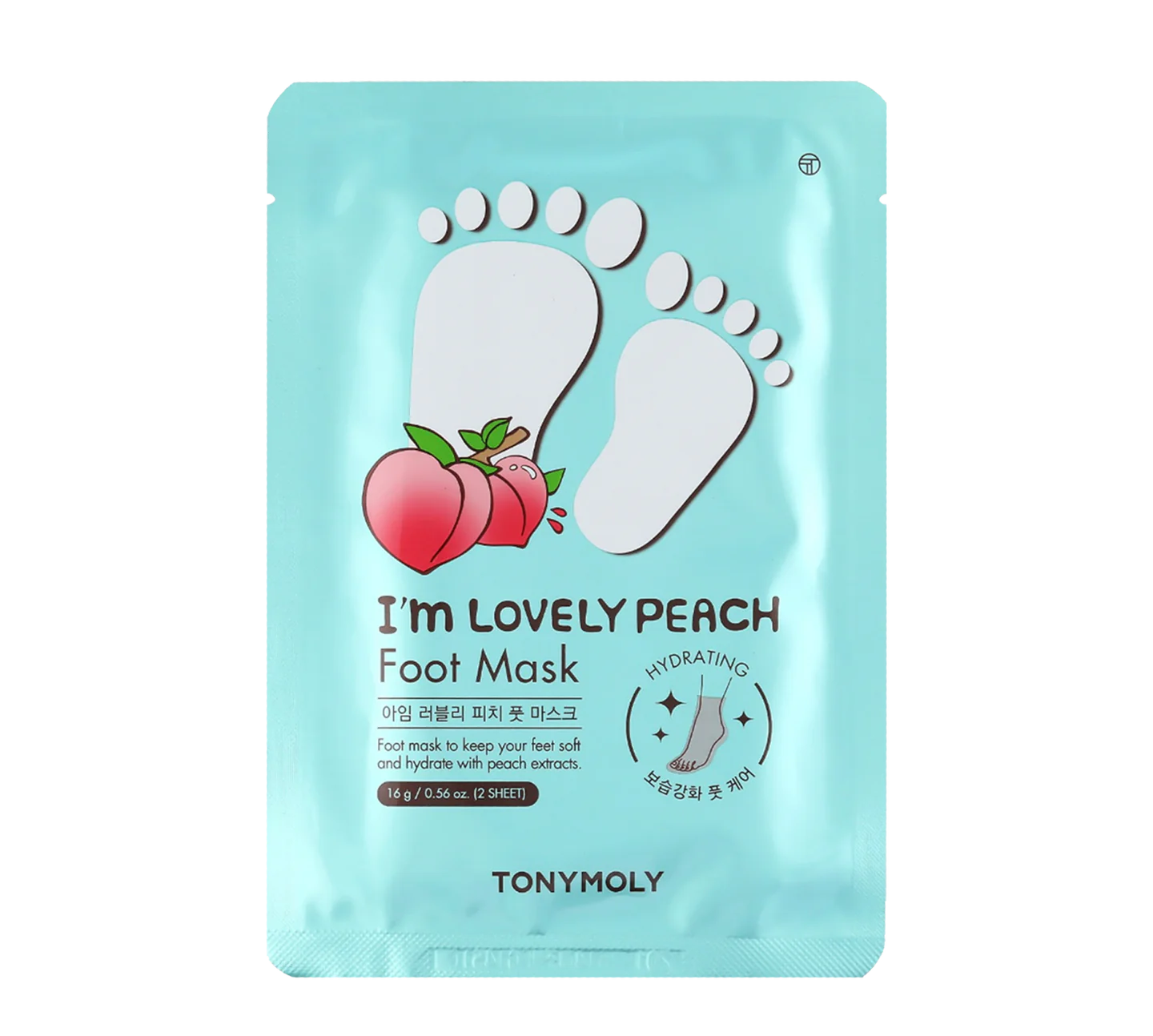 TM-I'm Lovely Peach Foot Mask