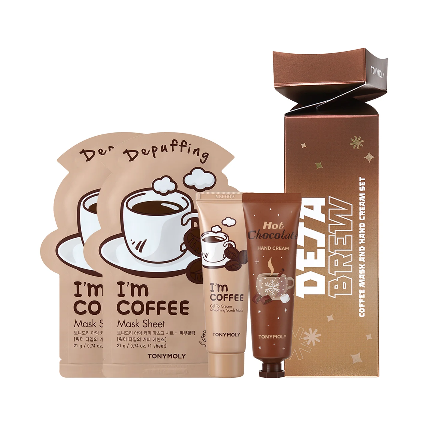 TM - Deja Brew Mask + Hand Cream Box Gift Set