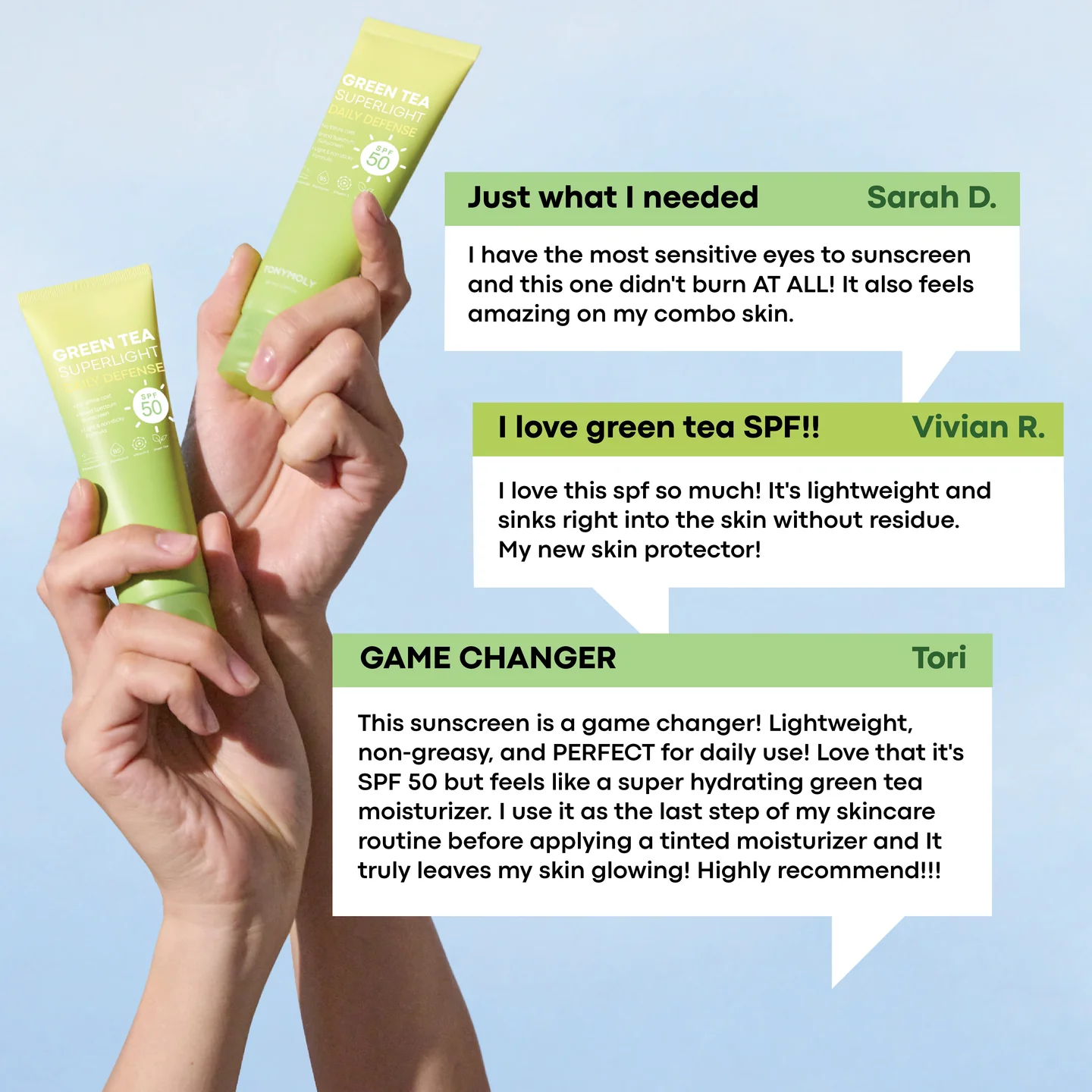 TM - Green Tea Superlight Daily Defense 50 SPF Sunscreen