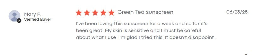 TM - Green Tea Superlight Daily Defense 50 SPF Sunscreen