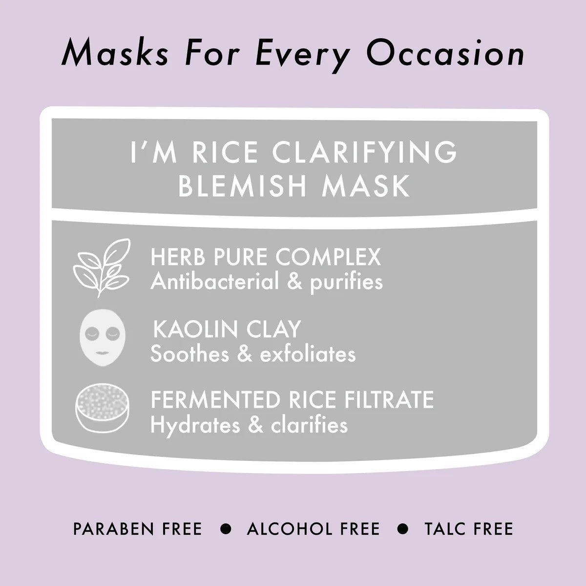 TM - I'm Rice Kaolin Clay Mask