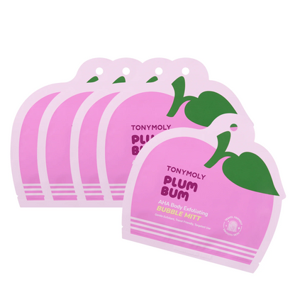 TM-Plum Bum AHA Body Exfoliating Bubble Mitt
