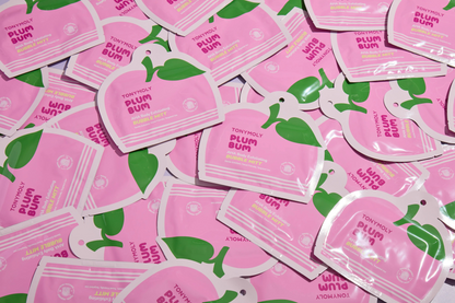 TM-Plum Bum AHA Body Exfoliating Bubble Mitt