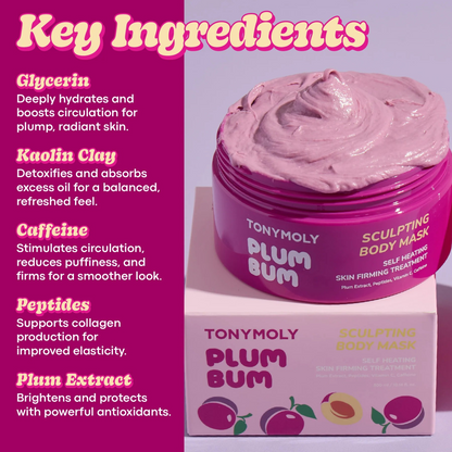 TM- Plum Bum Self Heating Sculpting Body Mask