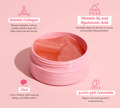 TM-Wonder Ceramide Collagen Mochi Eye Patches