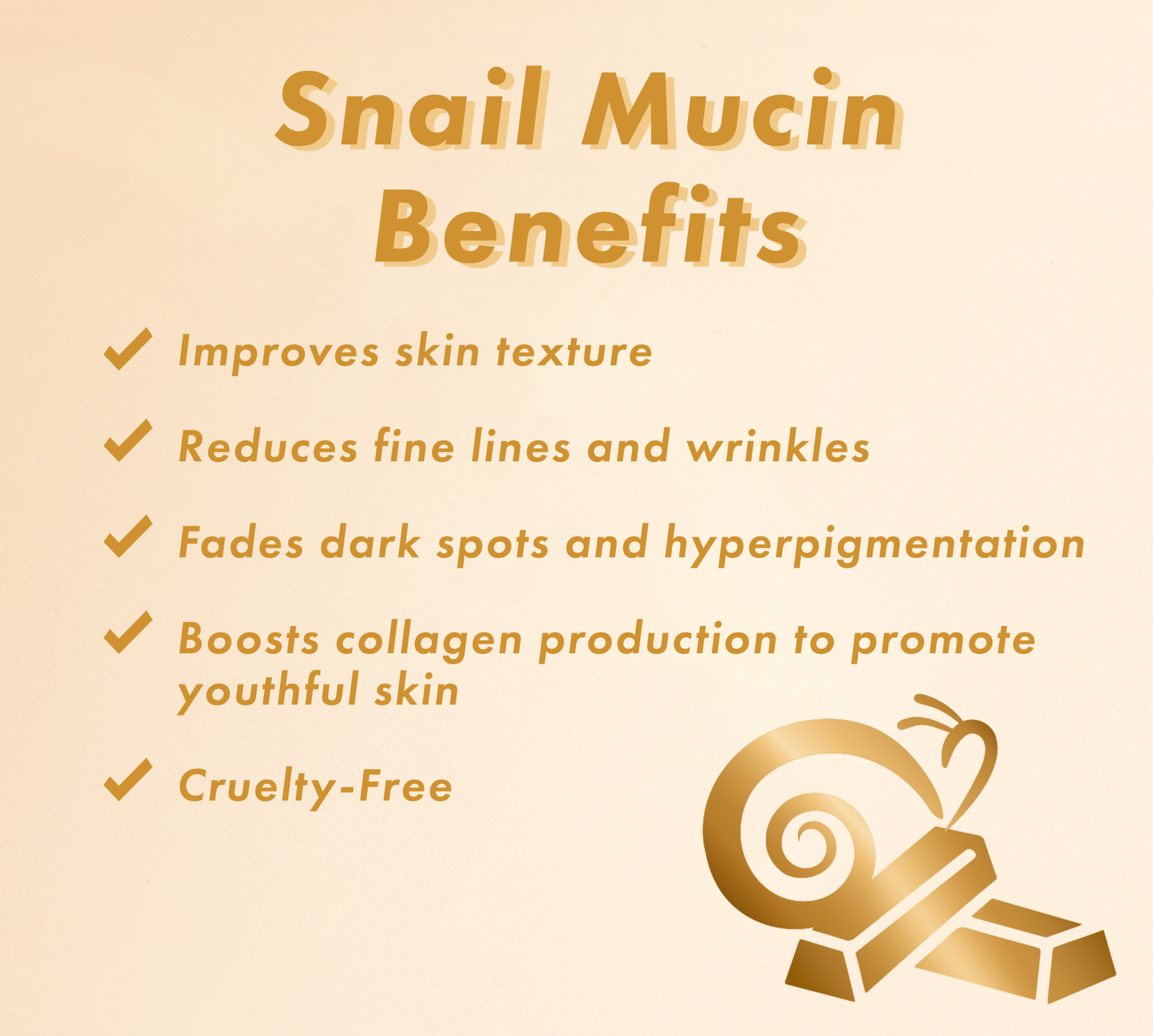 TM - 24K Snail Moisture Lock Slug Stick